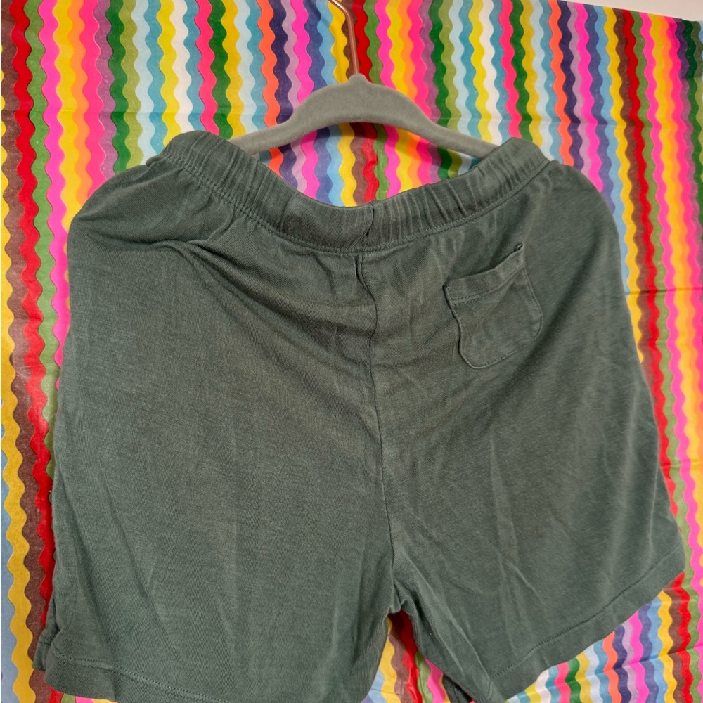 Angel Dear Olive Green Baby Shorts - Picture 3 of 4